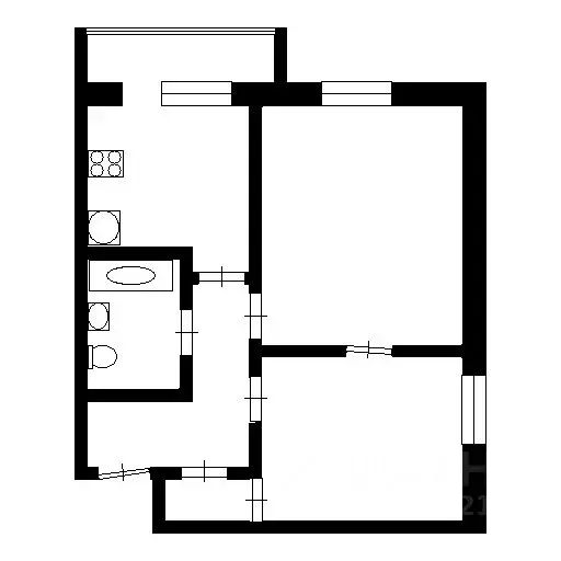 2-к кв. Москва проезд Шокальского, 31К3 (40.0 м) - Фото 1