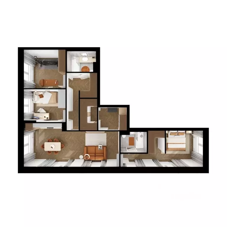 3-к кв. Московская область, Ленинский городской округ, Боброво пгт ... - Фото 2