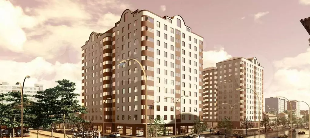 1-к. квартира, 45 м, 3/8 эт. - Фото 1