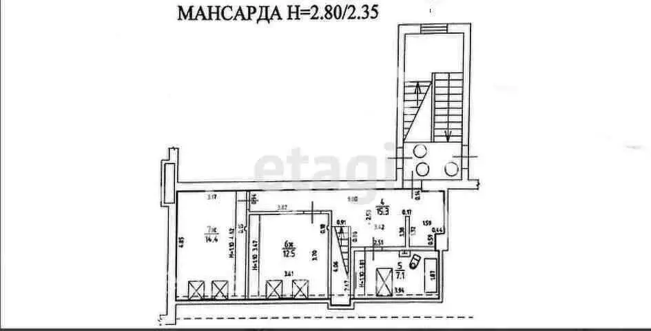 3-комнатная квартира: Калининград, Красная улица, 23 (106.2 м) - Фото 1
