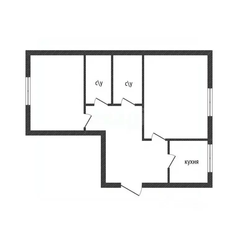 2-к кв. Брянская область, Брянск Красная ул., 16 (51.9 м) - Фото 2