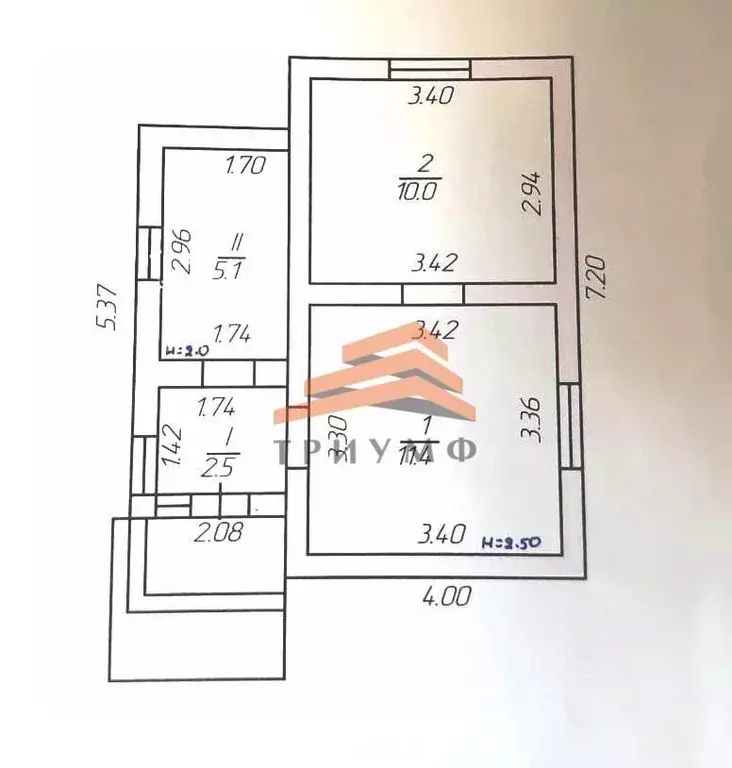 Дом в Крым, Кировский район, с. Владиславовка ул. Пушкина (29 м) - Фото 1