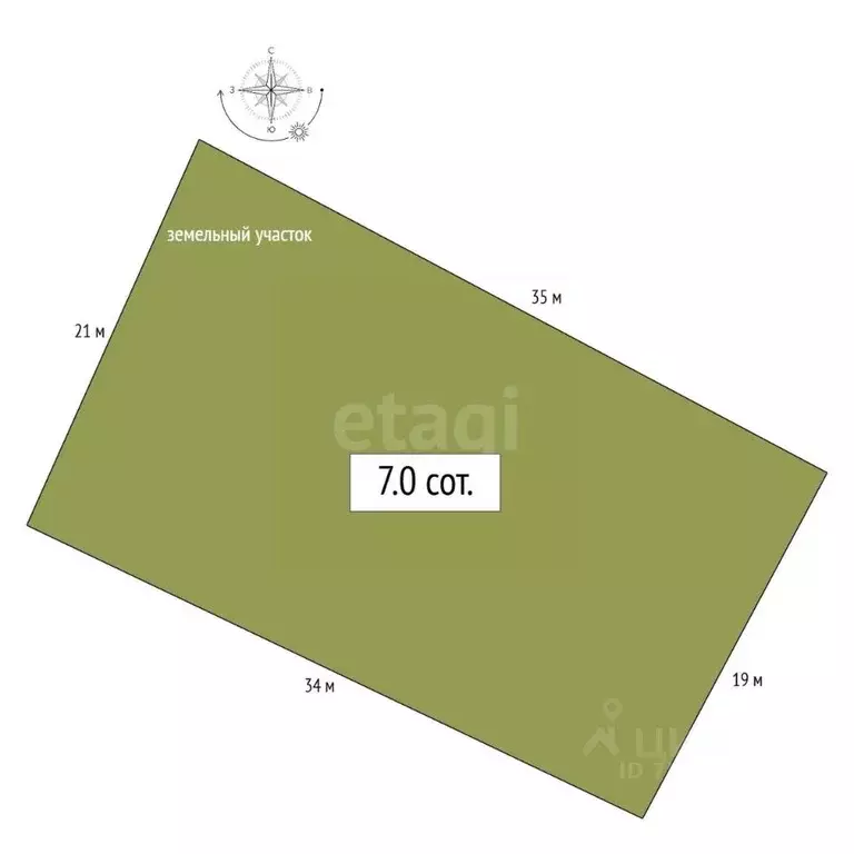 Участок в Алтай, Майминский район, пос. Рыбалка Дачная ул. (7.0 сот.) - Фото 1