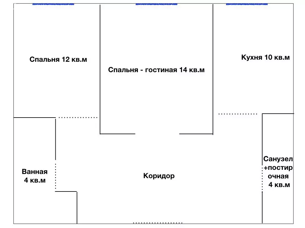 2-комнатная квартира: Москва, Шелепихинская набережная, 42к1 (55 м) - Фото 0