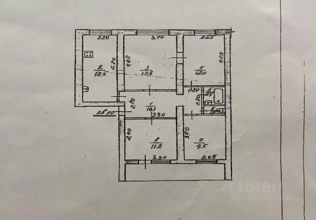 4-к кв. Саратовская область, Энгельс ул. Тельмана, 148 (76.3 м) - Фото 2