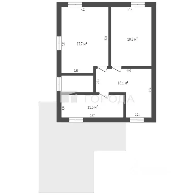 Дом в Алтайский край, Барнаул Авиатор мкр, пер. Торговый, 6 (175 м) - Фото 2