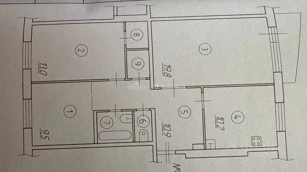 3-к кв. Архангельская область, Северодвинск Портовая ул., 5 (70.4 м) - Фото 2