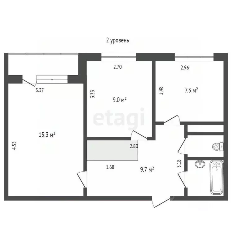 4-к кв. Костромская область, Кострома ул. 5-я Рабочая, 13 (92.0 м) - Фото 0