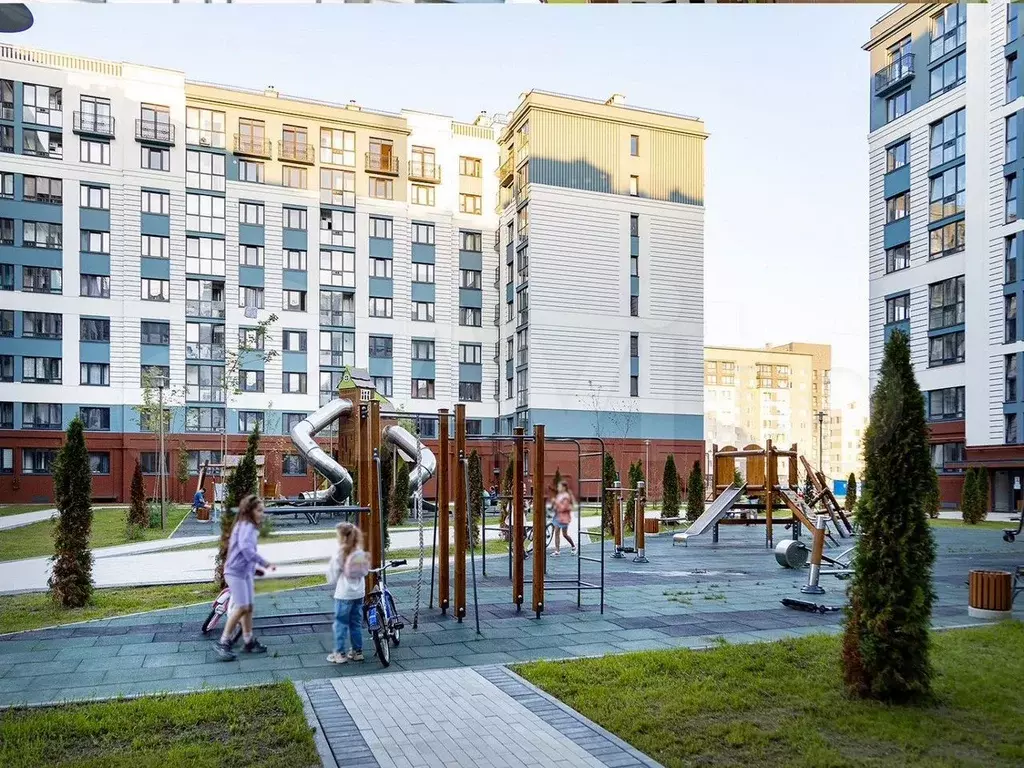 1-к. квартира, 34,1 м, 5/9 эт. - Фото 0