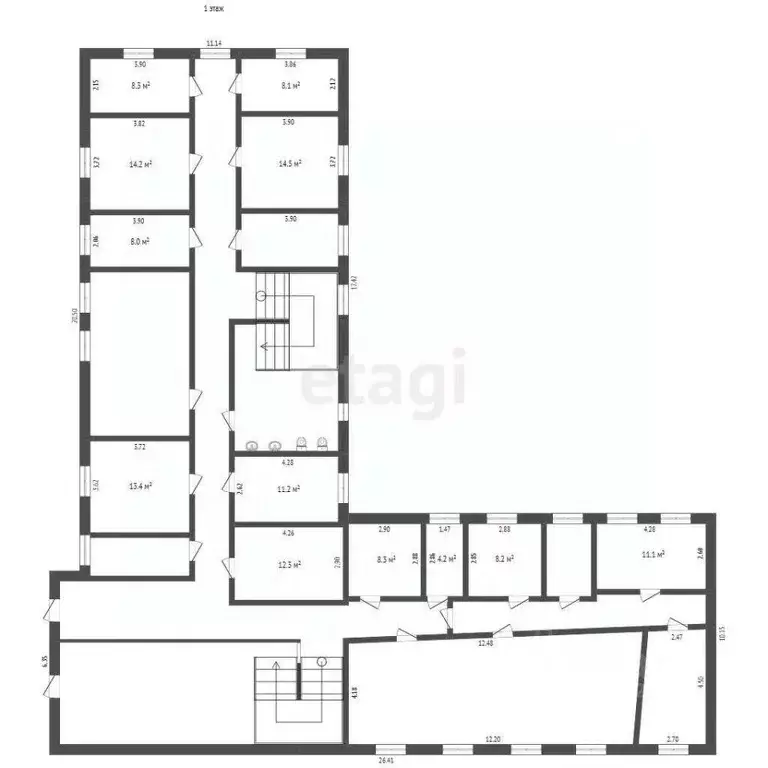 Офис в Тамбовская область, Тамбов Московская ул., 108 (960 м) - Фото 1