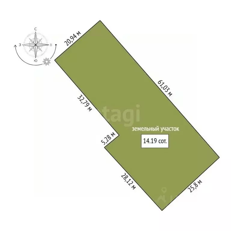 Участок в Амурская область, Благовещенск Дальняя ул., 89 (14.2 сот.) - Фото 2