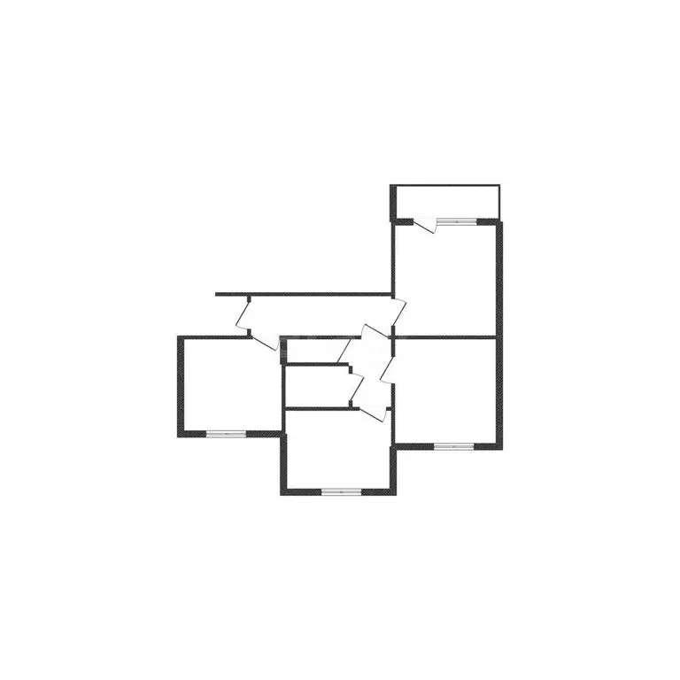 3-комнатная квартира: Губкин, улица Королёва, 8 (60 м) - Фото 1