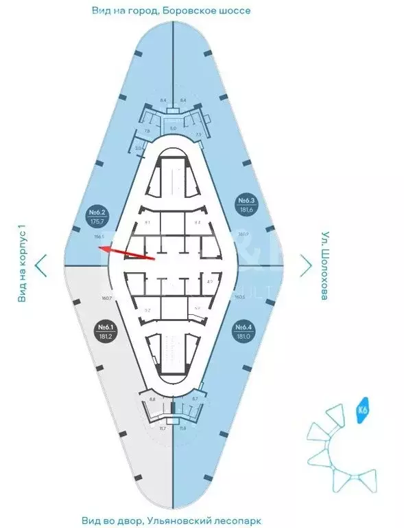 Офис (175.7 м) - Фото 2
