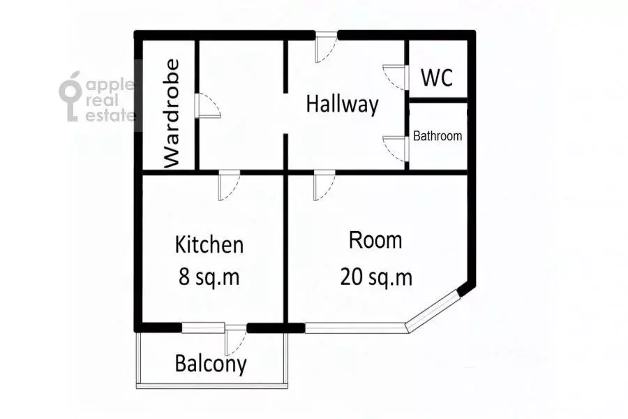 1-к кв. Москва ул. Новаторов, 10 (42.0 м) - Фото 1