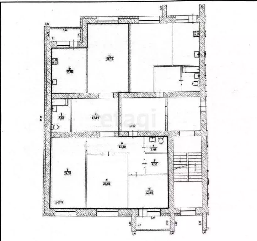 4-к кв. Ульяновская область, Ульяновск ул. Киндяковых, 34 (146.8 м) - Фото 2