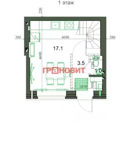 2-к кв. Новосибирская область, Новосибирский район, Мичуринский ... - Фото 1