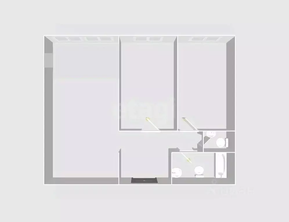 2-к кв. Сахалинская область, Южно-Сахалинск ул. Имени Владимира ... - Фото 2