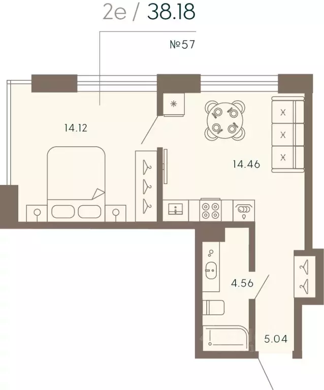 1-к кв. Санкт-Петербург Ремесленная ул., 17литЗ (38.18 м) - Фото 0