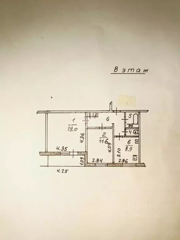 2-к кв. Ивановская область, Иваново ул. 1-я Полетная, 6 (53.6 м) - Фото 2