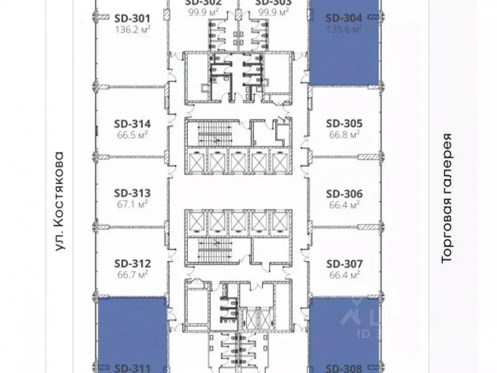 Офис в Москва Дмитровский проезд, вл1Г (136 м) - Фото 2