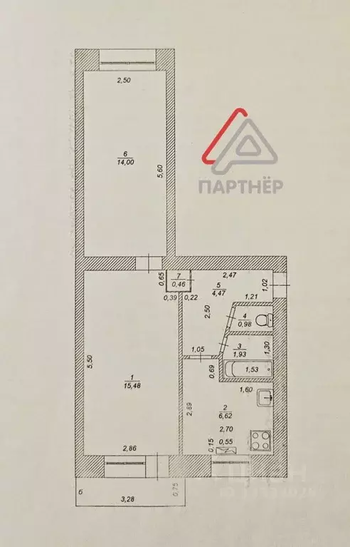 2-к кв. Ульяновская область, Мелекесский район, Рязановское с/пос, с. ... - Фото 1