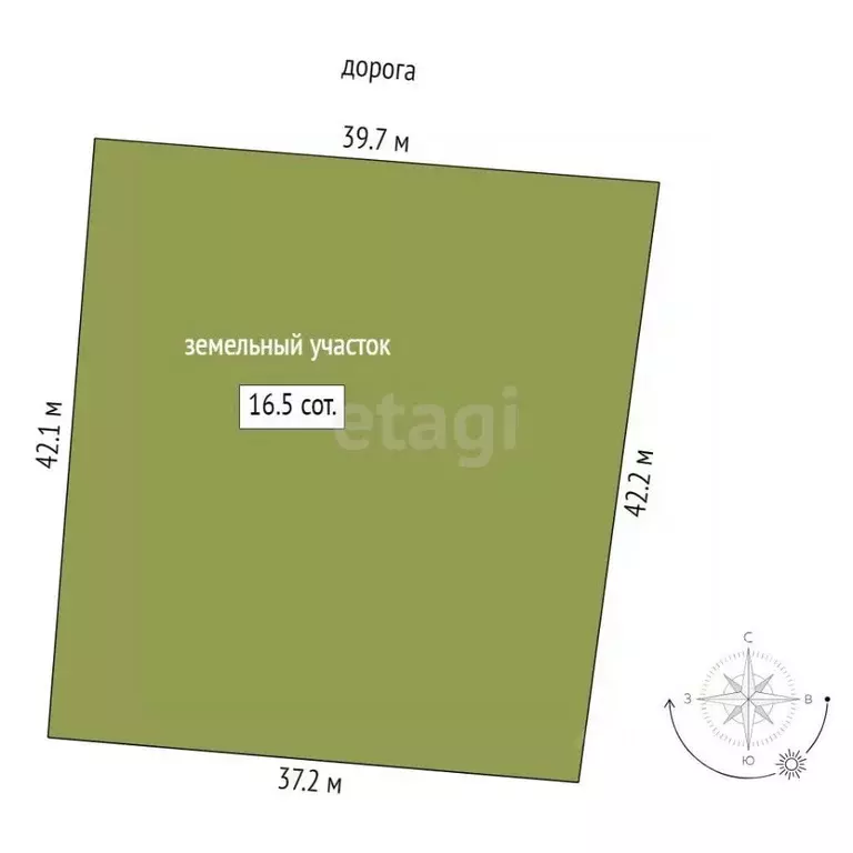 Участок в Калужская область, Дзержинский муниципальный округ, Рудня ... - Фото 2