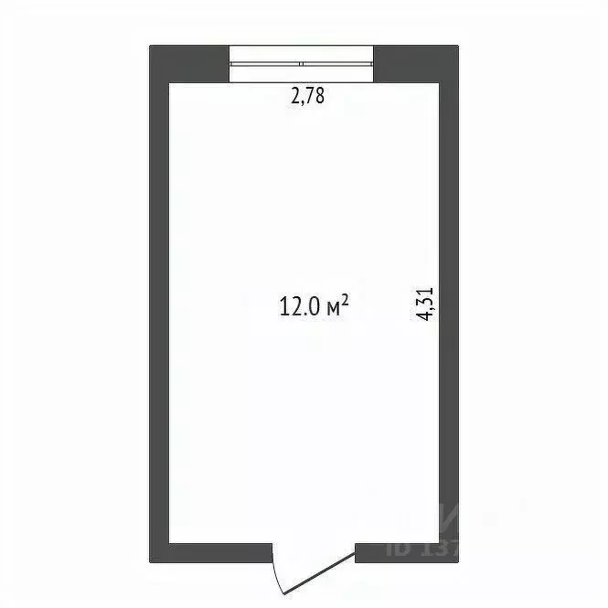 Комната Амурская область, Благовещенск Комсомольская ул., 61 (18.0 м) - Фото 2