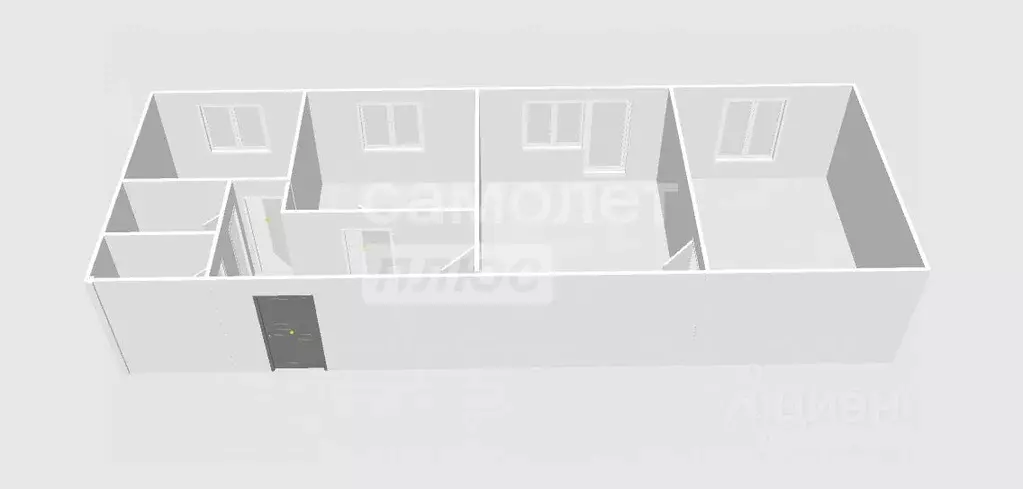 3-к кв. Коми, Сыктывкар ул. Морозова, 41 (61.6 м) - Фото 1