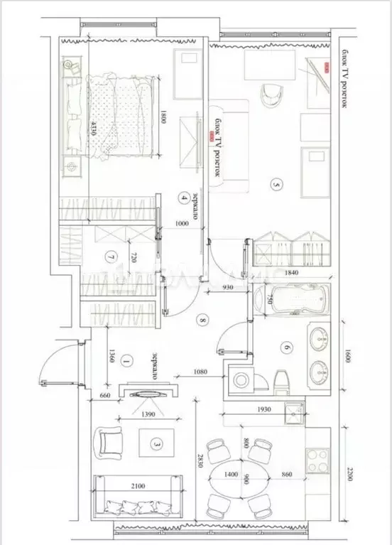 2-к кв. Москва ул. Корабельная, 13 (64.0 м) - Фото 1