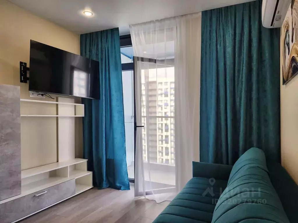 Студия Краснодарский край, Сочи Бытха мкр, ул. Ясногорская, 16/2к4 ... - Фото 1