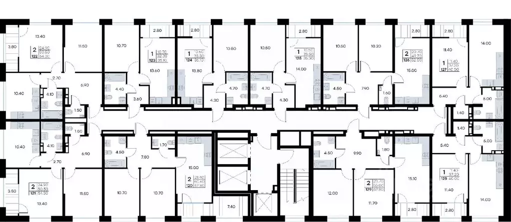 2-к кв. Приморский край, Владивосток ул. Нейбута, 135 (57.8 м) - Фото 2
