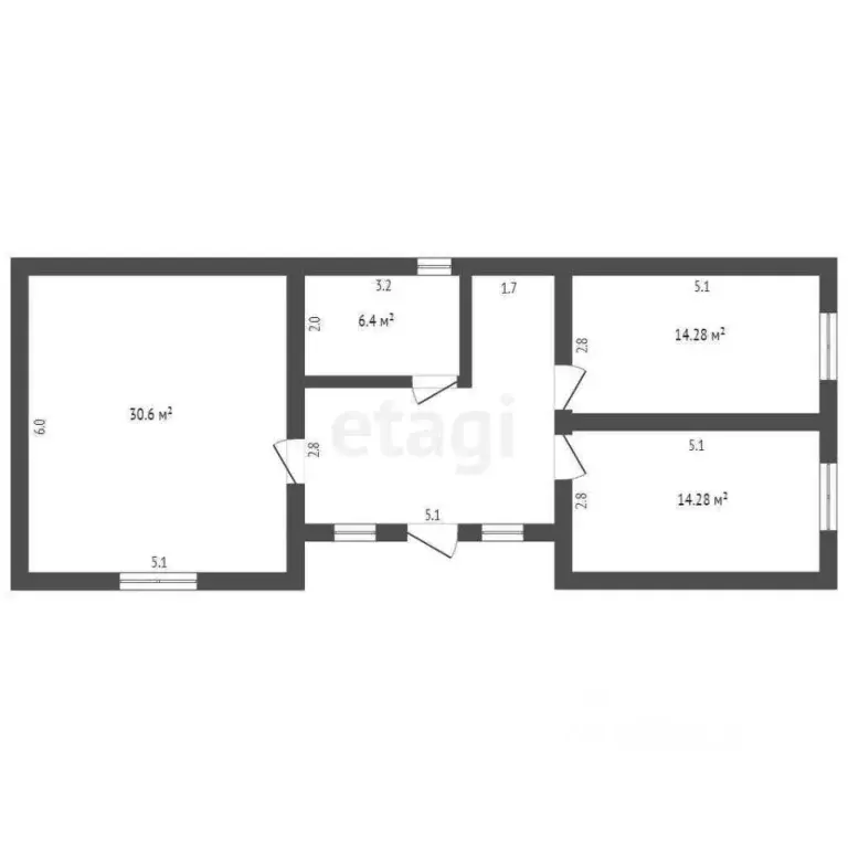 Дом в Тамбовская область, Тамбовский муниципальный округ, д. Малиновка ... - Фото 2