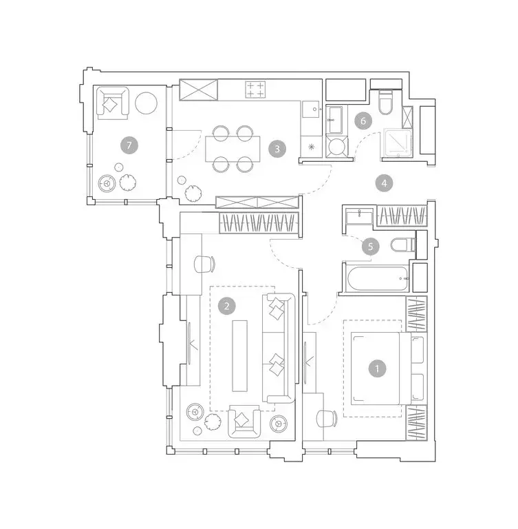 2-комнатная квартира: Москва, улица Миклухо-Маклая, вл23 (68.4 м) - Фото 2
