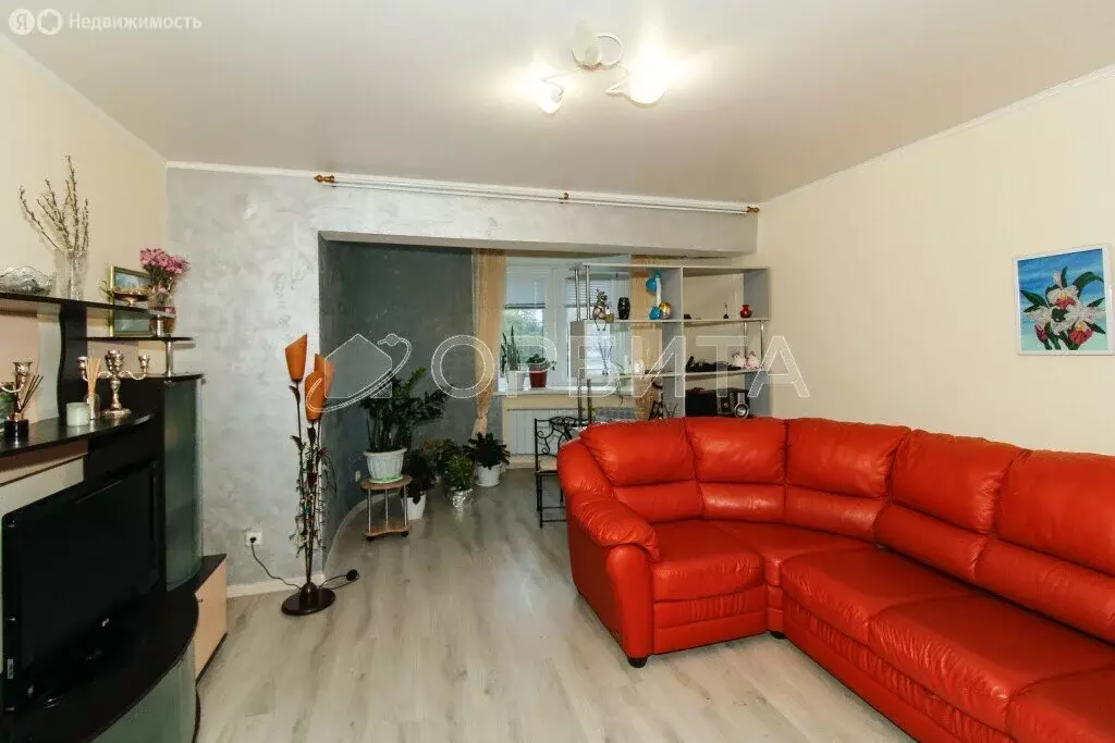 1-комнатная квартира: Тюмень, улица Клары Цеткин, 29к5 (46 м) - Фото 1