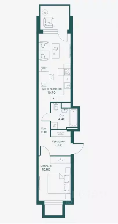 Помещение свободного назначения в Московская область, Одинцовский ... - Фото 1