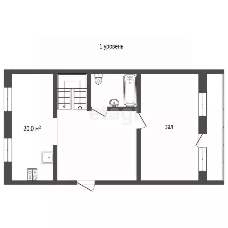 5-к кв. Томская область, Томск ул. Розы Люксембург, 103 (119.4 м) - Фото 2