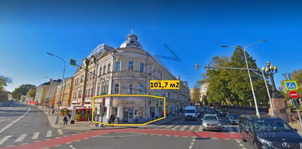 Помещение свободного назначения в Москва Гоголевский бул., 3 (102 м) - Фото 0