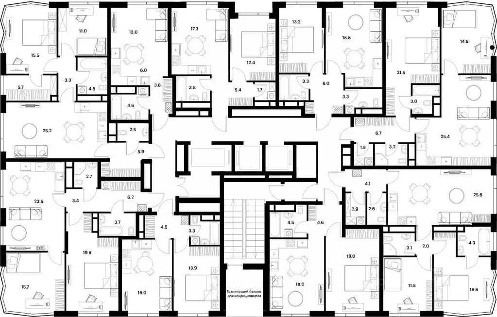 2-к кв. Москва Алиа жилой комплекс (73.0 м) - Фото 1