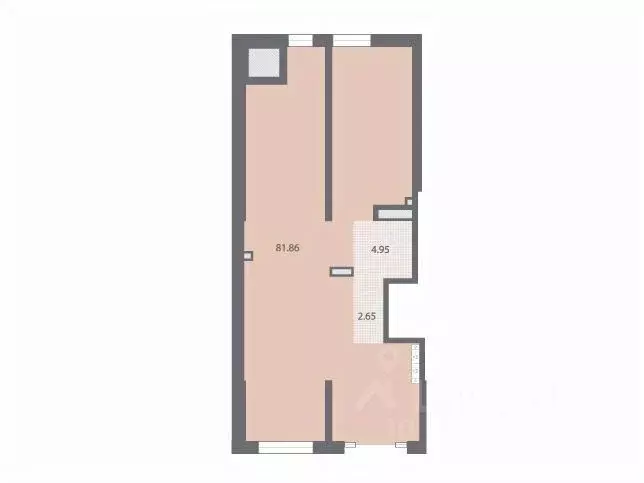 Помещение свободного назначения в Санкт-Петербург № 54 муниципальный ... - Фото 1