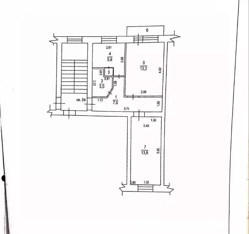 2-к кв. Московская область, Подольск Львовский мкр, ул. Садовая, 1А ... - Фото 2