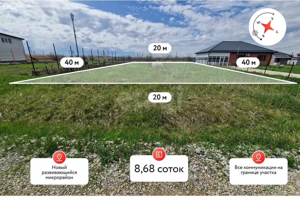 Участок в Славянск-на-Кубани, Широкий переулок (8 м) - Фото 1