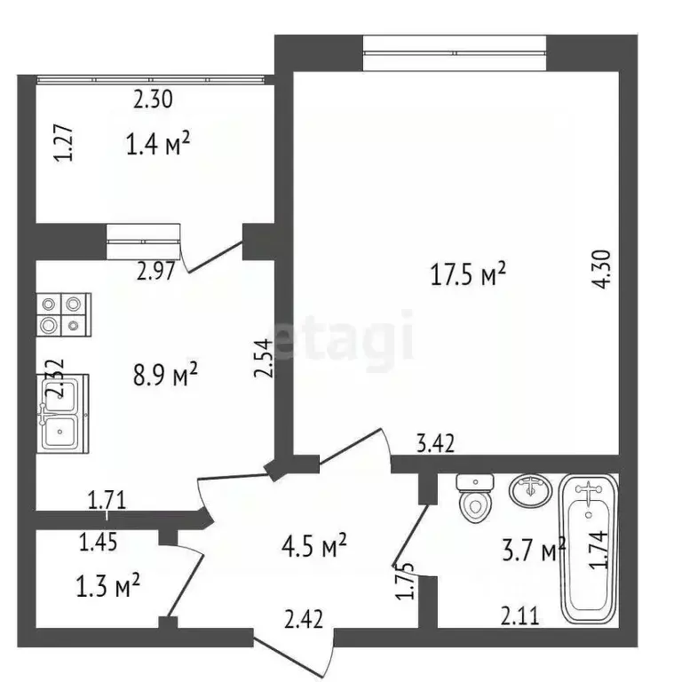 1-к кв. Оренбургская область, Оренбург просп. Братьев Коростелевых, ... - Фото 1