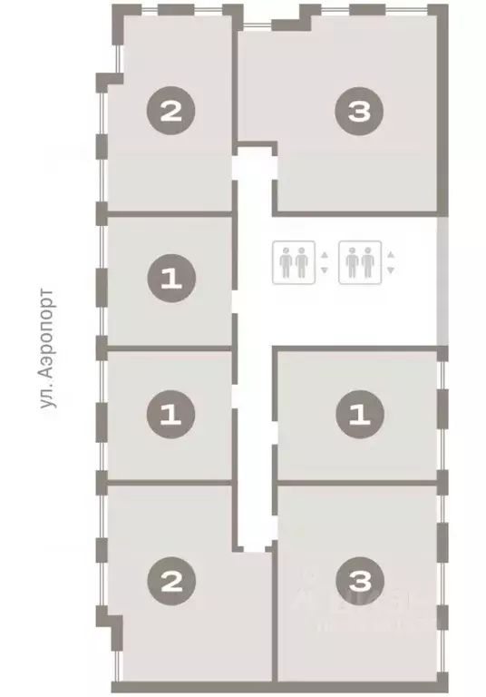 2-к кв. Новосибирская область, Новосибирск ул. Аэропорт, 90 (72.08 м) - Фото 2