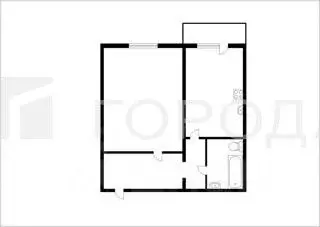 1-к кв. Кемеровская область, Новокузнецк Запорожская ул., 33 (27.7 м) - Фото 2