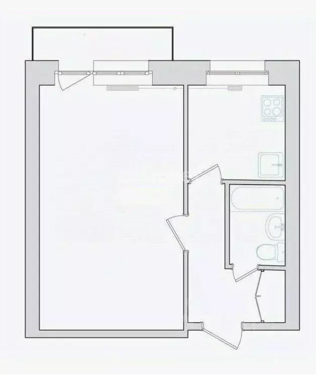 1-к кв. Москва ул. Мневники, 15 (34.0 м) - Фото 2
