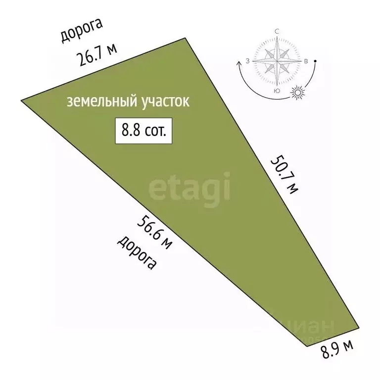 Участок в Забайкальский край, Читинский район, с. Засопка ул. 2-я ... - Фото 2