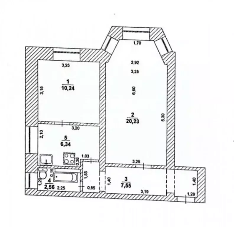 2-к кв. Ульяновская область, Ульяновск ул. Державина, 7 (47.6 м) - Фото 1