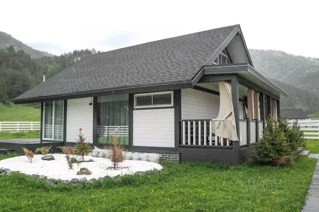 Дом в Алтай, Чемальский район, с. Чепош Чемальский тракт, 15-й км, ... - Фото 1