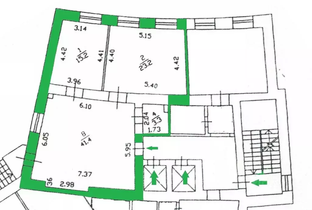 Офис в Тюменская область, Тюмень ул. Володарского, 14 (83 м) - Фото 2