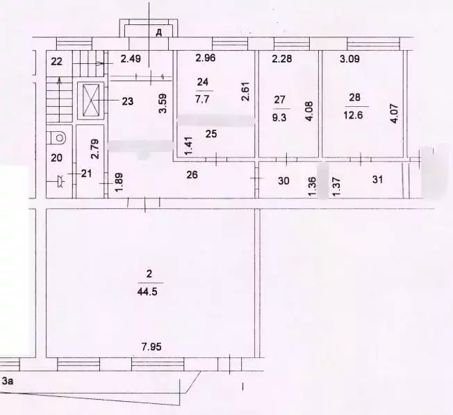 Торговая площадь в Москва Семеновский пер., 18 (109 м) - Фото 1
